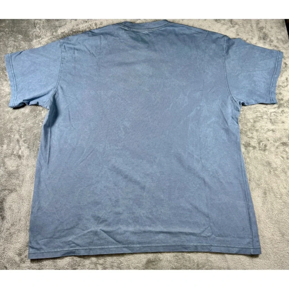 Nike Basketball Graphic Tee Blue Mens Size XL HV1697-065 Loose Fit